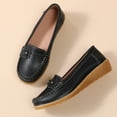 thumbnail image 6 of Mostsola Loafers for Women Comfort Slip on Walking Shoes Low Wedge Casual Dress Shoes Flats, 6 of 8