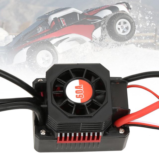 $$ 60A RC Motor a prueba de polvo a prueba de agua Controlador de velocidad eléctrico ESC 3A ESC RC Accesorio TicfoxMX moderno