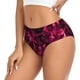 thumbnail image 2 of Balery Burgundy Tie Dye Ropa Interior de Algodón para Mujer con Dibujo – Braguitas Cómodas y Elásticas, Estilo Clásico-3X-Large, 2 of 6