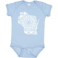 thumbnail image 3 of Inktastic Wisconsin Silhouette Mandala Boys or Girls Baby Bodysuit, 3 of 5