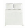 thumbnail image 5 of Brooklyn Loom Essential 100% Cotton Washed Softness 2-Piece Twin Quilt Set in White, Solid Color, OEKO-TEX Certified, 5 of 10
