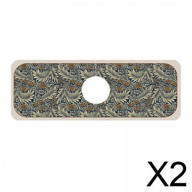 Fregadero de cocina,Almohadilla de secado para encimera de fregadero de grifo de cocina,Alfombrilla de fibra para recoger agua del grifo y secar platos,Almohadilla de drenaje para fregadero de