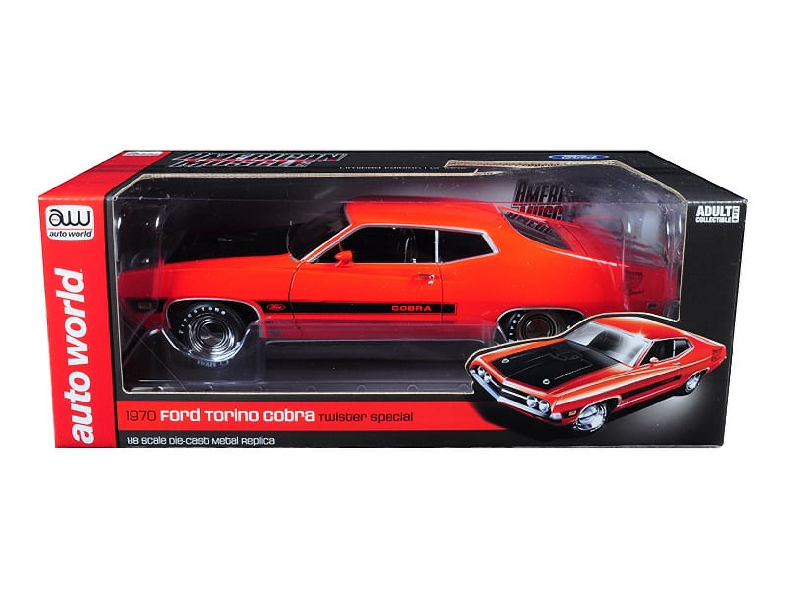 1970 Ford Torino Cobra Twister Calypso Coral Orange Limited