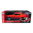 thumbnail image 4 of 1970 Ford Torino Cobra Twister Calypso Coral Orange Limited Edition to 1002 pieces Worldwide 1/18 Diecast Model Car by Autoworld, 4 of 4