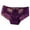 Purple, variant on 3 Packs Womens Underwear Cut Out Lace Low Rise Lift Traceless Pure Briefs Panties for Women One Size Beige