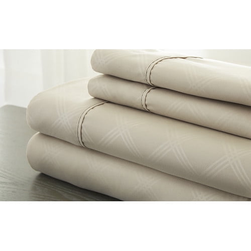hotel new york embossed plaid sheet set walmart com hotel new york microfiber sheets