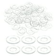 thumbnail image 1 of 150 Pcs Rondelles Plates M5 Transparentes, Rondelle Simple 5 mm ID 10 mm OD 1 mm d'Épaisseur, 1 of 6