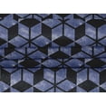 thumbnail image 4 of oneOone Velvet Medium Blue Fabric Geometric Sewing Craft Projects Fabric Prints By Yard 58 Inch Wide, 4 of 5