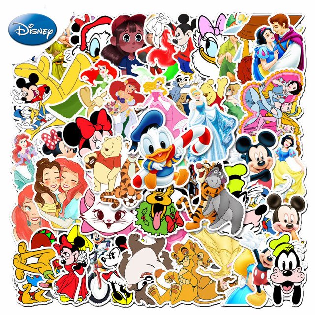 50pcs Disney Princess Sticker Frozen 2 Princess Sticker Computer Refrigerator Washing Machine Phone Sticker Decorative stickersChina Gong Bohan LED
