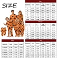 thumbnail image 4 of Grblisyd Halloween Pajamas for Family Long Sleeve Loungewear Set for Men Women Kids Cute Funny Spider Print Crew Neck Sleepwear, 4 of 4