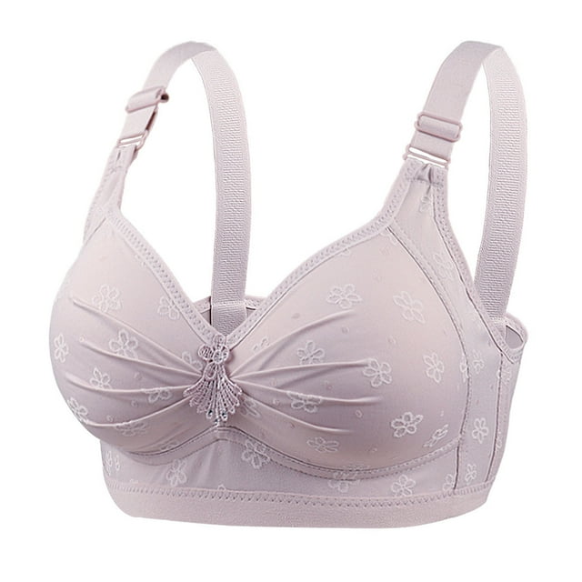 Bras for Women Woman Oversized Wireless Bra Front Button Push Up Underwear Bra