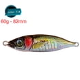 thumbnail image 3 of Señuelo hundimiento lento WDOplteas jigging con Anzuelo Aparejos pesca con cebo Metal para Lubina 60g, 3 of 7
