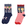 thumbnail image 1 of 2 pares de calcetines electorales de parodia del presidente Donald Trump Brillar Electrónica, 1 of 3