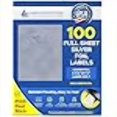 thumbnail image 3 of 100 Label Outfitters® 8-1/2" x 11" Silver Metallic Foil Laser ONLY Labels, 100 Sheets, 3 of 4