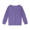 thumbnail image 5 of Generic Girls Sweatshirt Crewneck Oversized Cute Trendy Long Sleeve Shirts School Youth Teen Clothes Sweatshirts for Girls Cute Fall Clothes(11-12 Years,Purple), 5 of 6