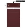 thumbnail image 3 of Carstens 3-Inch Heavy Duty 3-Ring Binder - Top Opening, Wine, 3 of 5