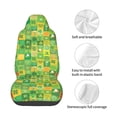 thumbnail image 4 of Goofa St. Patrick's day Pattern Elastic Car Seat Cover - Stretchable Auto Seat Protector, Easy to Install and Clean for Cars, SUVs, Trucks, and Vans, 4 of 5