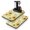 White-738, variant on 2pcs Rustic Sunflower Coffee Maker Mat, Country Farmhouse Absorbent Drying Mat, Non-Slip Kitchen Counter Mat, Floral Yellow Design