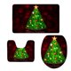 thumbnail image 4 of 3pcs Cubierta de asiento de inodoro Alfombra Alfombra de baño Decoración del hogar Decoración de fiesta 1 8 Sunnimix Juego de alfombras de baño Nopslip, 4 of 6