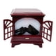 thumbnail image 4 of Decoraciones para chimenea a escala 1/12 Hugo Accesorios de casa de muñecas Rojo, 4 of 8