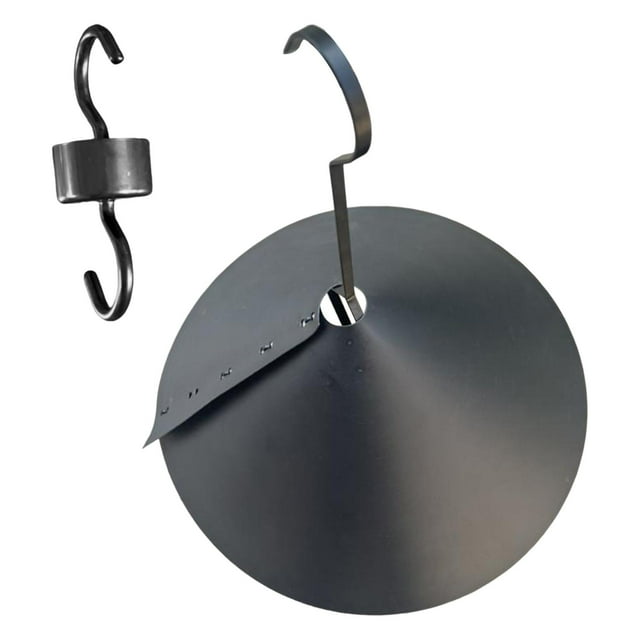 El deflector de ardilla envolvente de 12/14/16/18 pulgadas protege los comederos de aves Protector de ardilla 14 pulgadas kusrkot Deflector de ardilla