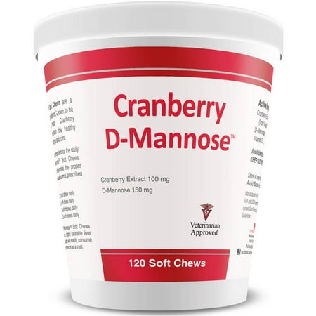 Cranberry D-Mannose Urinary Tract Support, 120 Soft Chews