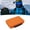 Orange, variant on M Buder Action Camera Carrying Case Portable Protective Storage Bag for Action 5 Pro 4 3, Water Resistant Scratch Proof Shock Absorbing (12.2 inches / 31 cm) Black
