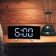 thumbnail image 1 of Despertadores Eléctricos LED ANGGREK Reloj Despertador Digital Pantalla Grande Con Puertos USB, 1 of 8
