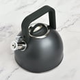 thumbnail image 2 of SharpChef Whistling Stovetop Tea Kettle, Food Grade Stainless Steel, Soft Touch Ergonomic Handle, Fast Boil, for Gas, Electric, and Glass Ranges - 3L, 2 of 6