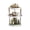 White, variant on 3 Tier Kitchen Spice Rack Shelf Countertop Corner Multifunctional Seasoning Supplies Rack Saving Spice Rack Organizer with Hooks
