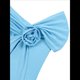 thumbnail image 3 of Top de Corta con Lazo Frontal y Flores 3D para Mujer, Azul , Talla M, 3 of 10