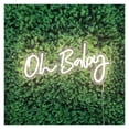 thumbnail image 2 of Letrero De Neón Oh Baby Con Luz LED Regulable, Alimentado Por USB Para Decorar Paredes De Dormitorios Hogares, Bodas Y Fiestas 40cmx20cm, 2 of 4