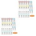 thumbnail image 2 of Clip para toallas Inteprter 30 piezas de hierro multifuncional, 2 of 6
