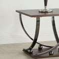 thumbnail image 3 of Duosong Black/Silver Mdf Furniture End Table, 1 Piece, 3 of 5