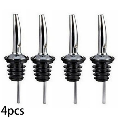 

BCLONG 4pcs Stainless Steel Wine Bottle Stoppers Pourer Spouts Liquor Bar Tools