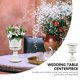 thumbnail image 4 of WORGEOUS 1pc Metal Flower Florero Mesa de boda Centerpiece Home Desktop Decoration, 4 of 7