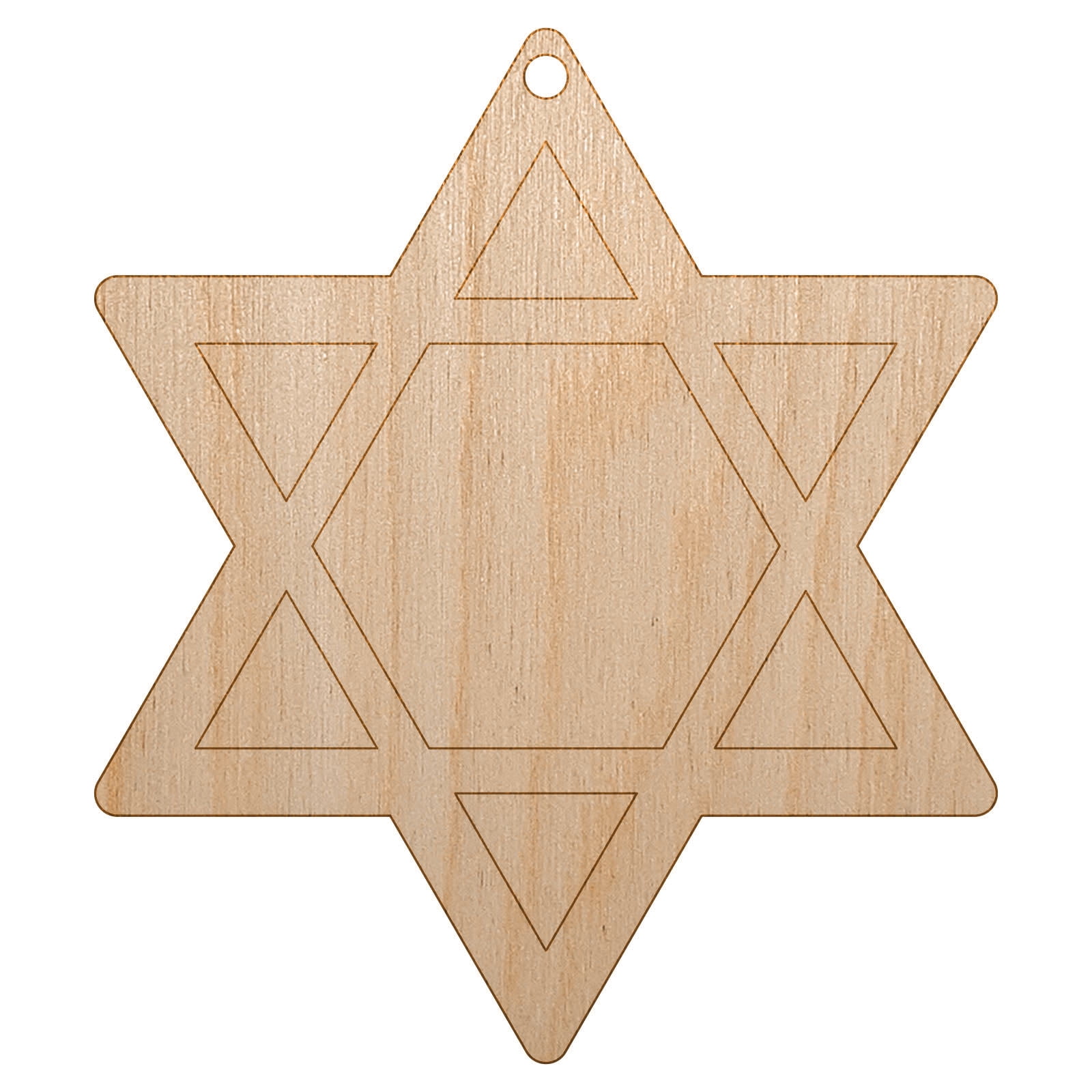 Star Of David Christmas Ornament 