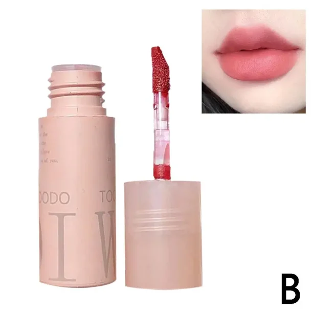 Heallor Toot Dodo-Bálsamo labial antiadherente, bálsamo labial de terciopelo, ligero, Mate como lápiz labial, Copa roja