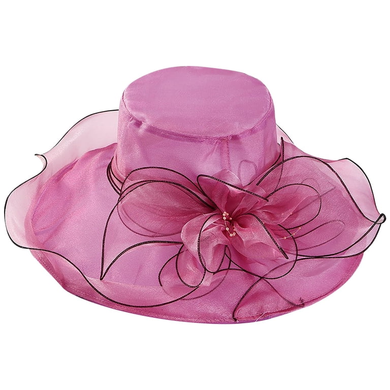 Wuxian Straw Hats For Women Solid Color Bow Wide Brim Summer  display picture 3