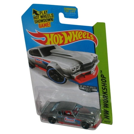 Hot Wheels HW Workshop (2013) Silver '70 Chevy Chevelle Toy Car 243/250