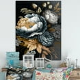 thumbnail image 2 of Designart Blue Blooming Bouquet I Canvas Wall Art, 2 of 5