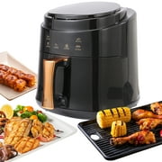 6-in-1 Air Fryer, Bake, Roast, Reheat, Space-saving & Low-noise, Nonstick and Dishwasher Safe Basket