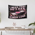 thumbnail image 4 of I Like Sneakers 90's R&b and Maybe 3 People Tapestry, Wall Hanging for Bedroom College Dorm Home Decor, 30X40IN, 4 of 5