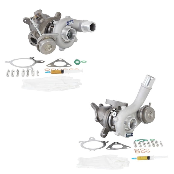 For Ford Flex Lincoln MKS 2010-19 Twin Turbo Turbochargers Set w/ Actuators - BuyAutoParts