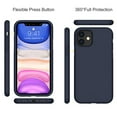 thumbnail image 5 of Dteck iPhone 11 Case, Ultra Slim Fit iPhone Case Liquid Silicone Gel Cover with Full Body Protection Anti-Scratch Shockproof Case Compatible with iPhone 11 6.1 inch, Navy Blue, 5 of 5