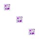 thumbnail image 4 of Injueey Purple Decals Flying PVC Simple Self-adhesive Stickers Self-Assembly Decor Window Sticker Wall Art Mural Living Type1, 4 of 6
