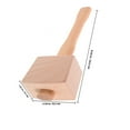 thumbnail image 2 of DEEPCRAFF Carpenter Mallet Beige Beech Smooth Surface Versatile Wood Carving Tasks, 2 of 8
