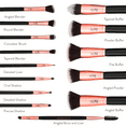 thumbnail image 2 of Luxe Makeup 14-Piece Brush Set with Brush Cleaning Solution, 2 of 7