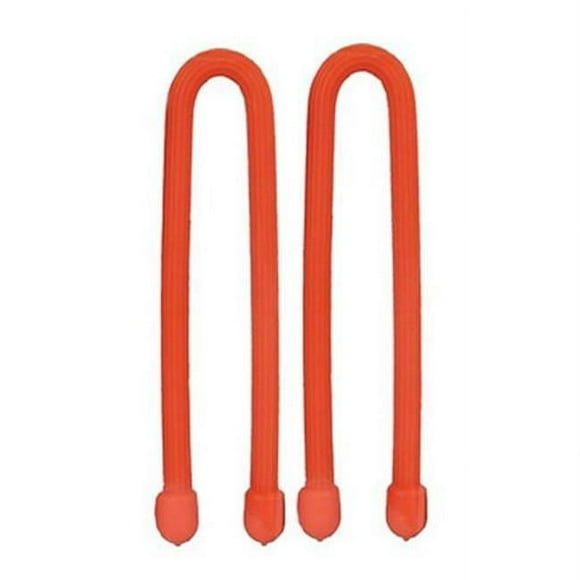 Nite Ize GT6-2PK-31 Gear Tie 6 in. - Bright Orange -2