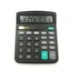 thumbnail image 4 of Calculadoras, Calculadoras de Escritorio Funcionales y Calculadora Electrónica de Doble Potencia con Batería y Pantalla Grande de 12 Dígitos (Básico Negro), 4 of 4